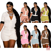 Shorts Two-piece Suit European And American Women's Clothing My Store