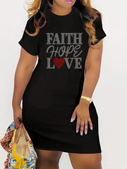 Plus Size Women's T-Shirt Dress. Elite Boutique