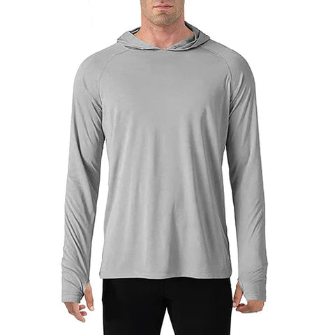 TACVASEN Sun Protection T-Shirts Mens Long Sleeve Hoodie Casual UV-Proof T-Shirts Breathable Lightweight Quick Dry T shirts Male Elite Boutique