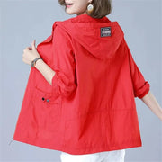 Women's Jacket 2022 New Summer Thin Coat Casual Windbreaker Female Sun Protection Jacket Basic Zipper Coat Tops 5XL Elite Boutique