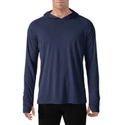 TACVASEN Sun Protection T-Shirts Mens Long Sleeve Hoodie Casual UV-Proof T-Shirts Breathable Lightweight Quick Dry T shirts Male Elite Boutique