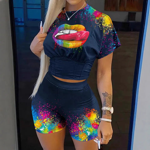 Women’s Shorts & Tee Matching Set My Store