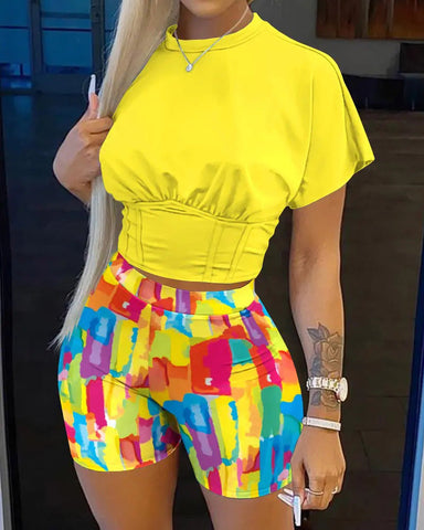 Women’s Shorts & Tee Matching Set My Store