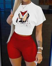 Women’s Shorts & Tee Matching Set My Store