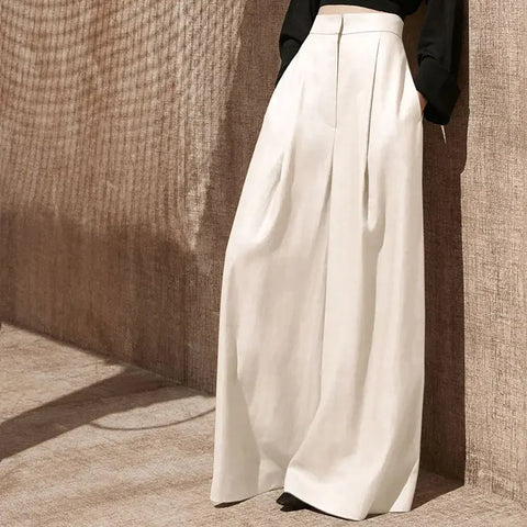 Woman Trousers Trends 2025 Wide Leg With Pockets Autumn Comfortable Stretch Casual One Size Classic Xxl Slacks G Pants for Women Elite Boutique
