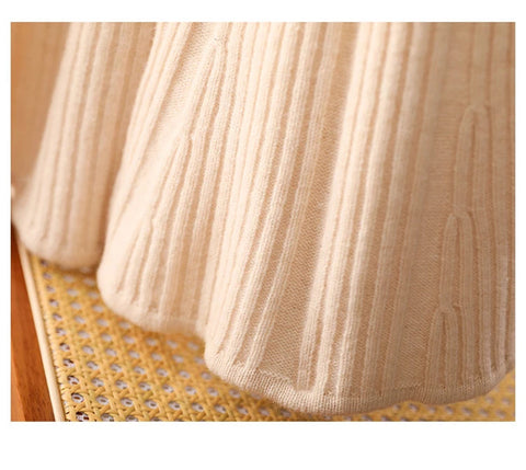 100% merino wool women's knitted trousers, popular, fashionable, warm, bell-bottomed trousers, new autumn and winter 2024 Elite Boutique