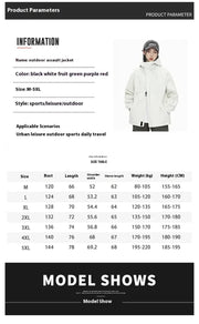Streetwear Jackets for Women Autumn Waterproof Hooded Jacket Outdoor Casual Outerwear Unisex Tactical Coat Windproof Windbreaker Elite Boutique