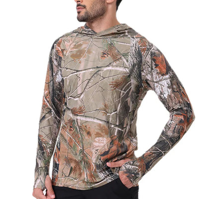 UPF 50+ Sun Protection T-Shirts Mens Long Sleeve Hoodie Casual Quick Dry T shirts Outdoor Hike Sports Run Pullover Tops Elite Boutique