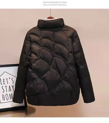 Women Jacket 2025 New Autumn Winter Parkas Female Light Thin Down Cotton Coat Femme Casual Short Warm Basic Outerwear Ladies Top Elite Boutique