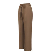 Women Striped Trousers Summer New Fashion Streetwear Basic Straight Casual Slim Pants Lady Sexy Solid Simple Versatile Trousers Elite Boutique
