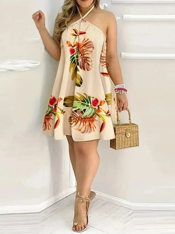 Women’s Cute Halter Summer Dress. (Plus Size Available.) My Store