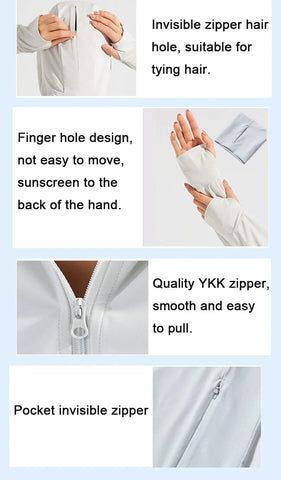 UPF50+ UV Sun Protection Shirts for Women Men Big Brim Breathable Ice Feeling Fabric Thin Ultra-Light Sunscreen Clothing Summer Elite Boutique