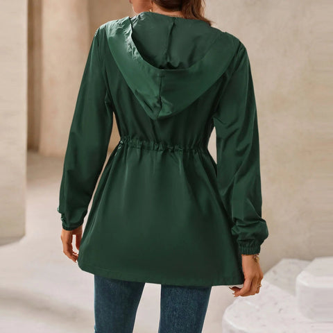 Women'S Jacket Tourism Outdoor Hiking Waterproof Rain Poncho Raincoat Hooded Rain Coat High-Quality Jackets Hiking Clothes Elite Boutique