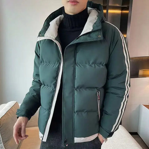 Hoodie Jacket Man Printed Winter Down Coat for Men Cold Casual Fast Delvery Stylish Aesthetic Cheap Sale Joker Deals Work New In Elite Boutique