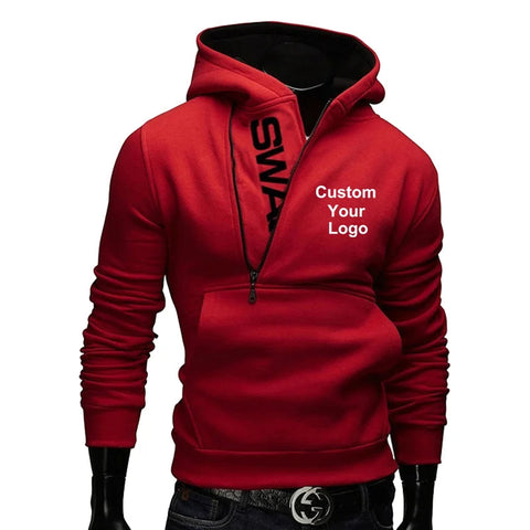 Pullover Hoodies Custom Your Logo Hooded Men Hoodies Warm Pullovers Sweatshirts Quality Mens Hoodies Jacket Hip Hop Sportwear Elite Boutique