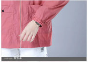 Women's Jacket 2025 New Summer Thin Coat Casual Windbreaker Female Sun Protection Jacket Basic Zipper Coat Tops Elite Boutique