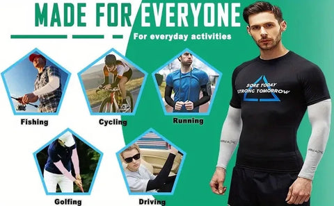 3 Pair of Breathable Sun Protection Sleeves - Breathable & UV Protective Gear for Sports, Driving, & Outdoor Adventures Elite Boutique