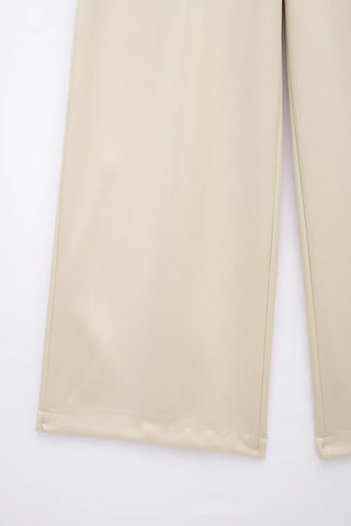 TRAF Pants Women 2024 Trousers Casual Wide Pants Woman office wear Wide leg Pants Women Autumn Baggy Black High Waist Trousers Elite Boutique
