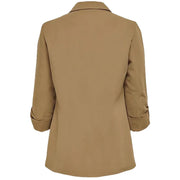 Women's Jacket Spring Summer New Arrivals Roll-up Cuffs Outerwears Lined Open Stitch Thin Jackets for Streetwear Womans Clothing Elite Boutique