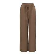 Women Striped Trousers Summer New Fashion Streetwear Basic Straight Casual Slim Pants Lady Sexy Solid Simple Versatile Trousers Elite Boutique