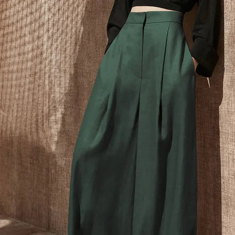 Woman Trousers Trends 2025 Wide Leg With Pockets Autumn Comfortable Stretch Casual One Size Classic Xxl Slacks G Pants for Women Elite Boutique