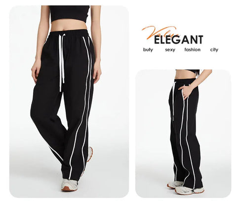 Sports Trousers for Women in Summer Cool Windproof Outdoor Mountaineering Loose Casual Wide-leg Pants Sun Protection Trousers Elite Boutique