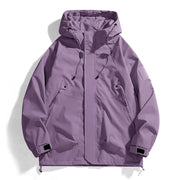 Streetwear Jackets for Women Autumn Waterproof Hooded Jacket Outdoor Casual Outerwear Unisex Tactical Coat Windproof Windbreaker Elite Boutique