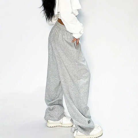 New Women Trousers Fashion Autumn Streetwear Basic Straight Casual Slim Pants Lady Sexy Solid Simple Versatile Knitted Trousers Elite Boutique