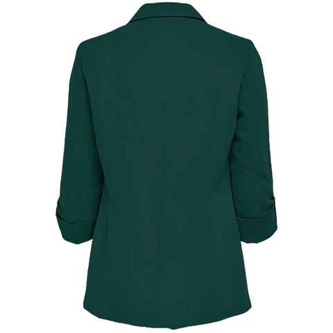 Women's Jacket Spring Summer New Arrivals Roll-up Cuffs Outerwears Lined Open Stitch Thin Jackets for Streetwear Womans Clothing Elite Boutique