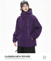 Streetwear Jackets for Women Autumn Waterproof Hooded Jacket Outdoor Casual Outerwear Unisex Tactical Coat Windproof Windbreaker Elite Boutique