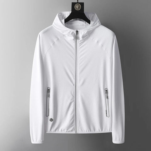 UPF50+ Summer UV Protection Hoodie Unisex Breathable Ice Silk Outdoor Sports Couple's Beach Street Style Lightweight Jacket Elite Boutique