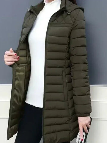 Women's Jacket Fashion Loose Down Cotton Women Coats Parkas Casual Warm Outerwear Hooded Winter Jacket Oversize 6XL Overcoat Elite Boutique