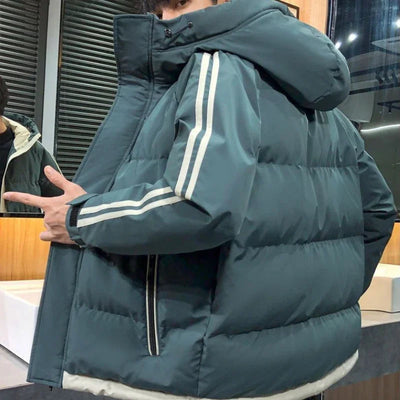Hoodie Jacket Man Printed Winter Down Coat for Men Cold Casual Fast Delvery Stylish Aesthetic Cheap Sale Joker Deals Work New In Elite Boutique