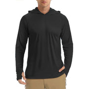 UPF 50+ Sun Protection T-Shirts Mens Long Sleeve Hoodie Casual Quick Dry T shirts Outdoor Hike Sports Run Pullover Tops Elite Boutique