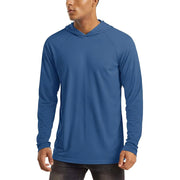 UPF 50+ Sun Protection T-Shirts Mens Long Sleeve Hoodie Casual Quick Dry T shirts Outdoor Hike Sports Run Pullover Tops Elite Boutique