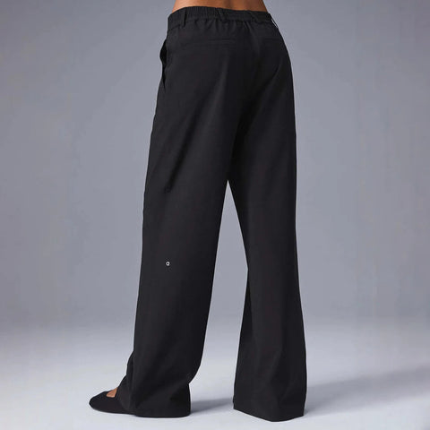 High Waist Straight Trouser Women Suit Pants Premium Sense Waisted Comfortable Wide Leg Pants Street Trousers Elite Boutique