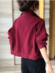 Jackets for Women Spring Autumn 2023 New Women's Fashion Versatile Jean Jacket Short Jacket Work Clothes Denim Top Streetwear Elite Boutique