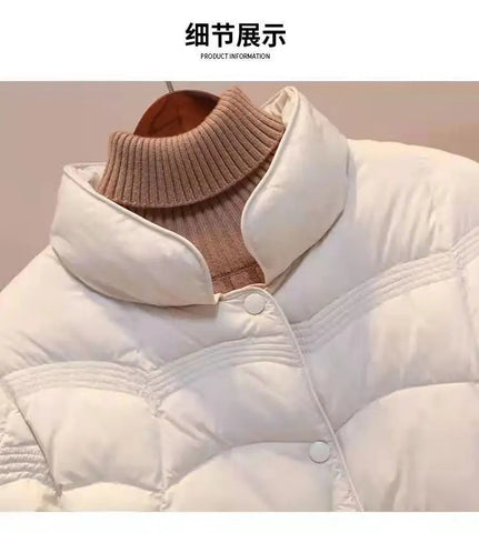 Women Jacket 2025 New Autumn Winter Parkas Female Light Thin Down Cotton Coat Femme Casual Short Warm Basic Outerwear Ladies Top Elite Boutique