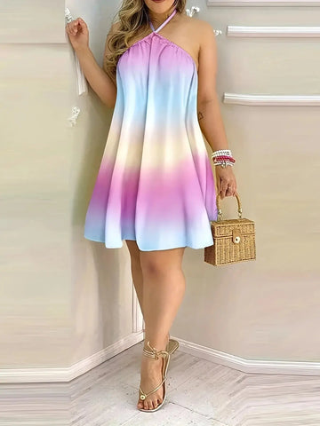 Women’s Cute Halter Summer Dress. (Plus Size Available.) My Store
