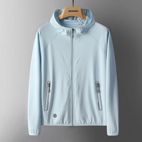 UPF50+ Summer UV Protection Hoodie Unisex Breathable Ice Silk Outdoor Sports Couple's Beach Street Style Lightweight Jacket Elite Boutique