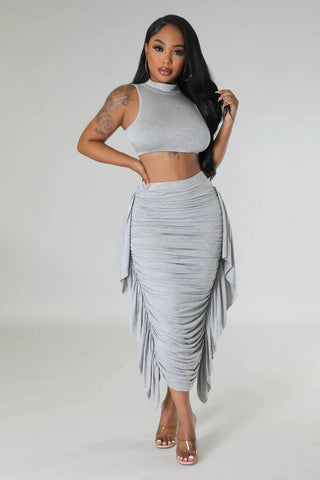 two piece set for women sets women 2 piece summer 2 pieces outfits birthday outfit woman tops skirts wholesale clothes 2023 Elite Boutique