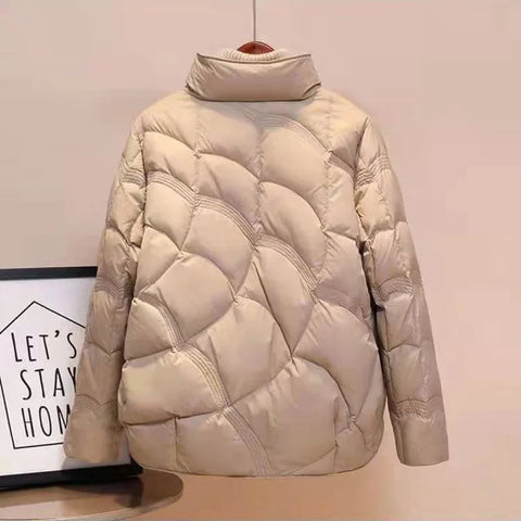 Women Jacket 2025 New Autumn Winter Parkas Female Light Thin Down Cotton Coat Femme Casual Short Warm Basic Outerwear Ladies Top Elite Boutique
