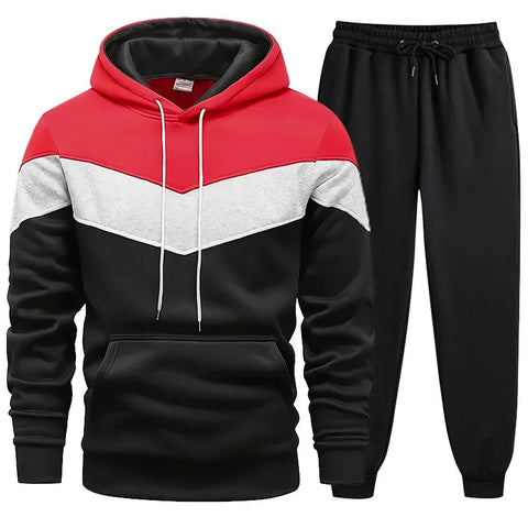 Hoodie Men Tracksuit Tricolor Single Piece Sweatshirt and Sweatpants Daily Sportswear Man Comfort Hot Sale Fashion Casual Sports Elite Boutique