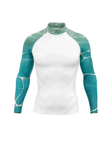 Men's UPF 50+ Sun Protection UV SPF Shirts Long Sleeve Lightweight Quick Dry Swim T-Shirts Rash Guard Elite Boutique