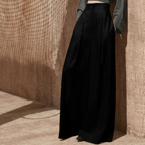 Woman Trousers Trends 2025 Wide Leg With Pockets Autumn Comfortable Stretch Casual One Size Classic Xxl Slacks G Pants for Women Elite Boutique