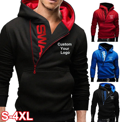 Pullover Hoodies Custom Your Logo Hooded Men Hoodies Warm Pullovers Sweatshirts Quality Mens Hoodies Jacket Hip Hop Sportwear Elite Boutique