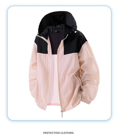 2025 UPF50+ Sun Jacket Men/Women - Lightweight UV Hoodie, Quick-Dry Outdoor Windbreaker, Fishing Running Coat Elite Boutique