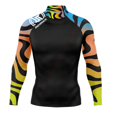 New Summer Men's Rashguard Long Sleeve Surfing Shirts Sunscreen Lycra Fabric Surf Sweatshirt UV Protection RightTrack Swimwear Elite Boutique