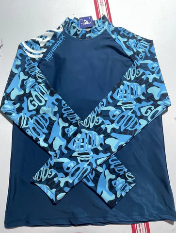 New Summer Men's Rashguard Long Sleeve Surfing Shirts Sunscreen Lycra Fabric Surf Sweatshirt UV Protection RightTrack Swimwear Elite Boutique