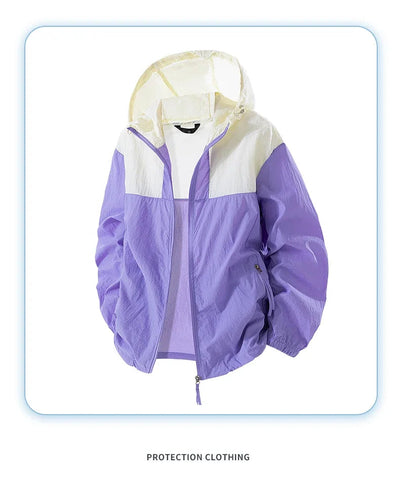 2025 UPF50+ Sun Jacket Men/Women - Lightweight UV Hoodie, Quick-Dry Outdoor Windbreaker, Fishing Running Coat Elite Boutique